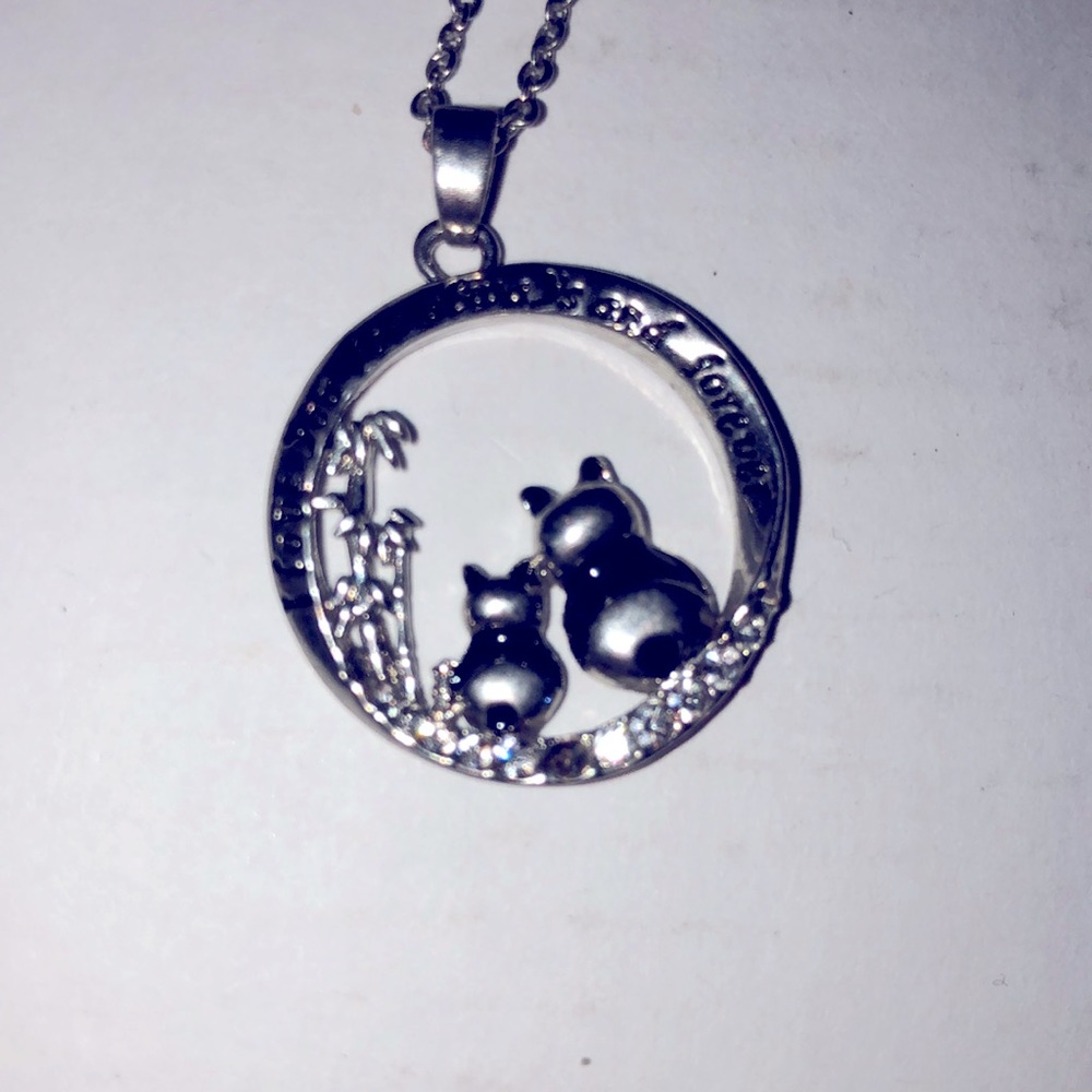 Panda charm necklace